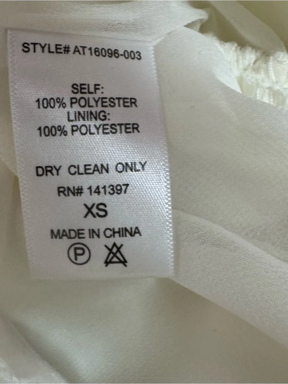 ASTR The Label Ivory Puff Sleeve Cropped Blouse XS - Picture 4 of 5
